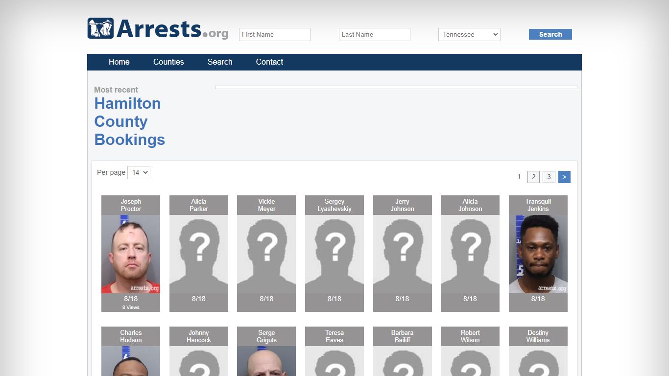 Hamilton County Arrests and Inmate Search